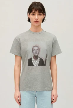 Claudie Pierlot Grey Print T-Shirt*Women T-Shirts