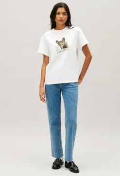 Claudie Pierlot Jean Toto Print T-Shirt*Women T-Shirts