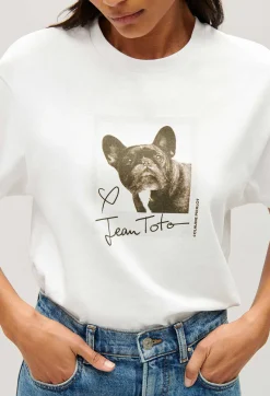 Claudie Pierlot Jean Toto Print T-Shirt*Women T-Shirts