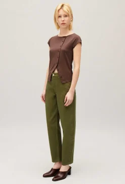 Claudie Pierlot Jean-Luc Khaki Mom Jeans*Women Jeans And Trousers