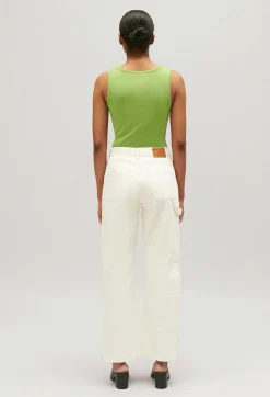 Claudie Pierlot Jean-Pierre Ecru Straight-Leg Jeans*Women Jeans And Trousers