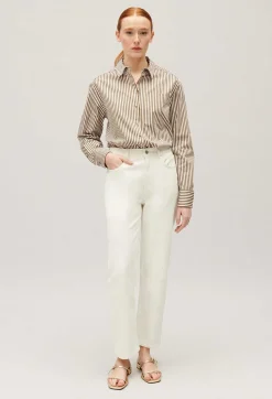 Claudie Pierlot Jean-Toto Ecru Slim Jeans*Women Jeans And Trousers