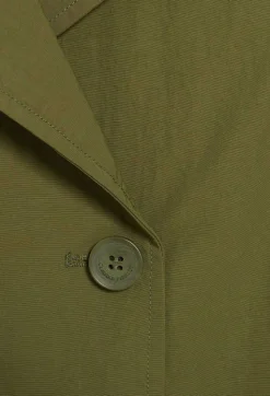 Claudie Pierlot Khaki Nylon Mid-Length Trench Coat*Women Jackets And Coats