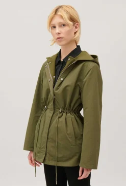 Claudie Pierlot Khaki Reversible Hooded Parka*Women Jackets And Coats