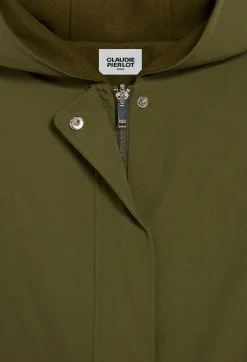 Claudie Pierlot Khaki Reversible Hooded Parka*Women Jackets And Coats