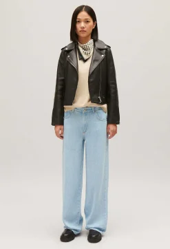 Claudie Pierlot Leather Jacket*Women Jackets And Coats
