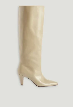 Claudie Pierlot Leather Knee-High Boots*Women Booties And Boots