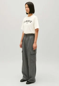 Claudie Pierlot Light Grey Cargo Trousers*Women Jeans And Trousers