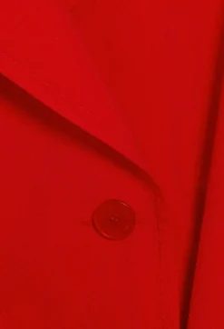 Claudie Pierlot Long Red Trench Coat*Women Jackets And Coats