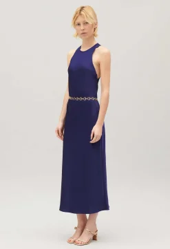 Claudie Pierlot Long Satin Dress*Women Dresses