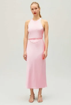 Claudie Pierlot Long Satin Dress*Women Dresses