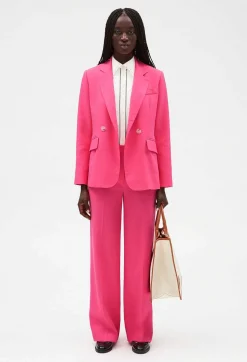 Claudie Pierlot Loose Pink Trousers*Women Jeans And Trousers