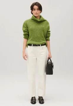Claudie Pierlot Matcha Knitted Polo Neck Jumper*Women Sweaters And Cardigans