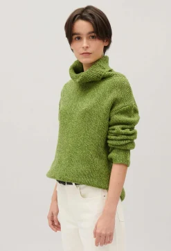 Claudie Pierlot Matcha Knitted Polo Neck Jumper*Women Sweaters And Cardigans