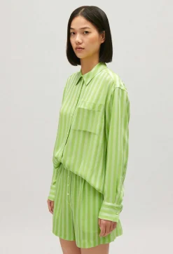 Claudie Pierlot Matcha Striped Floaty Shirt*Women Tops And Shirts