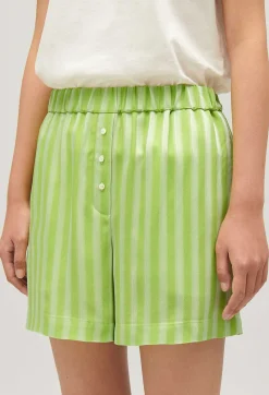 Claudie Pierlot Matcha Striped Loose-Fit Shorts*Women Skirts And Shorts