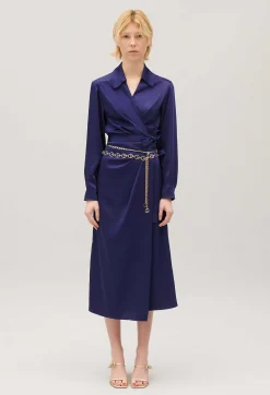 Claudie Pierlot Midi Wrap Dress*Women Dresses