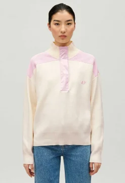 Claudie Pierlot Minimum Half-Zip Sweatshirt*Women Sweaters And Cardigans