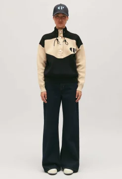 Claudie Pierlot Minimum Half-Zip Sweatshirt*Women Sweaters And Cardigans