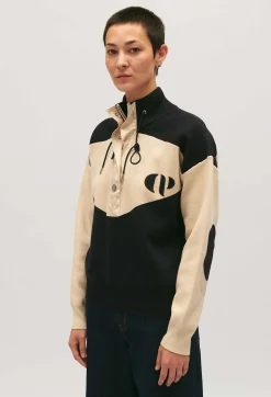 Claudie Pierlot Minimum Half-Zip Sweatshirt*Women Sweaters And Cardigans
