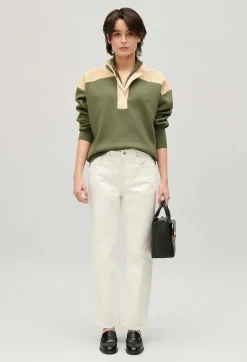Claudie Pierlot Minimum Half-Zip Sweatshirt*Women Sweaters And Cardigans