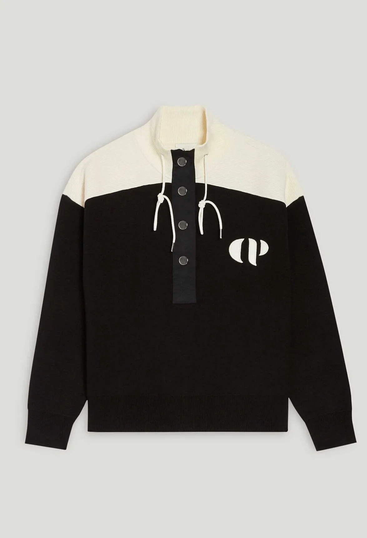 Claudie Pierlot Minimum Half-Zip Sweatshirt*Women Sweaters And Cardigans