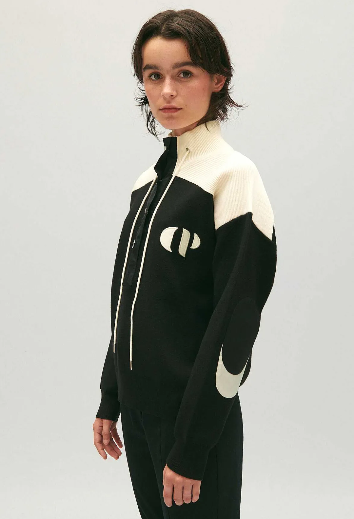 Claudie Pierlot Minimum Half-Zip Sweatshirt*Women Sweaters And Cardigans