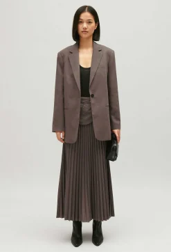 Claudie Pierlot Mocha Brown Suit Jacket*Women Blazers