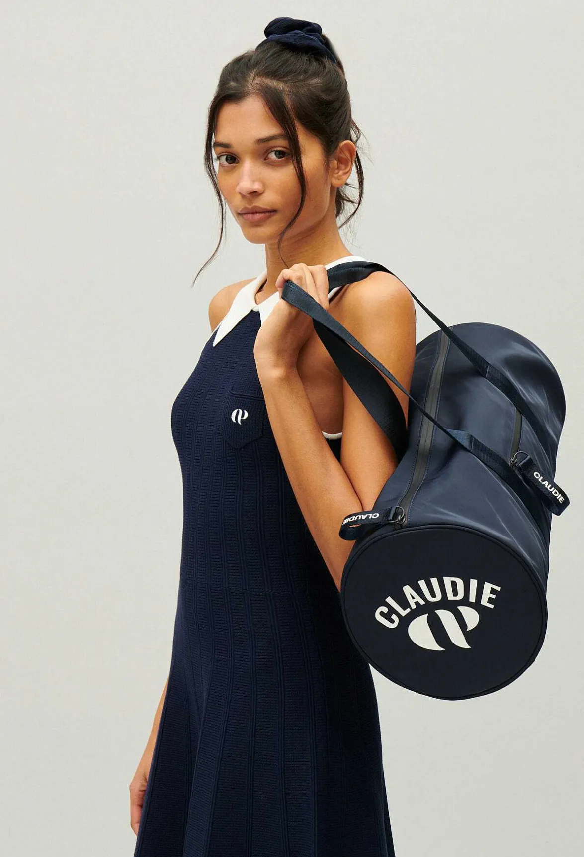 Claudie Pierlot Navy Blue Sports Bag*Women Shopping Bags