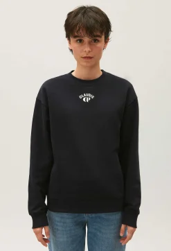 Claudie Pierlot Navy Blue Sweatshirt*Women Sweaters And Cardigans