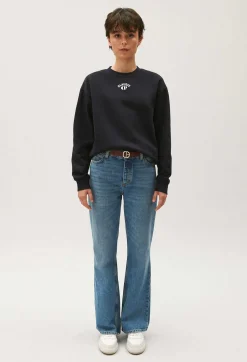 Claudie Pierlot Navy Blue Sweatshirt*Women Sweaters And Cardigans