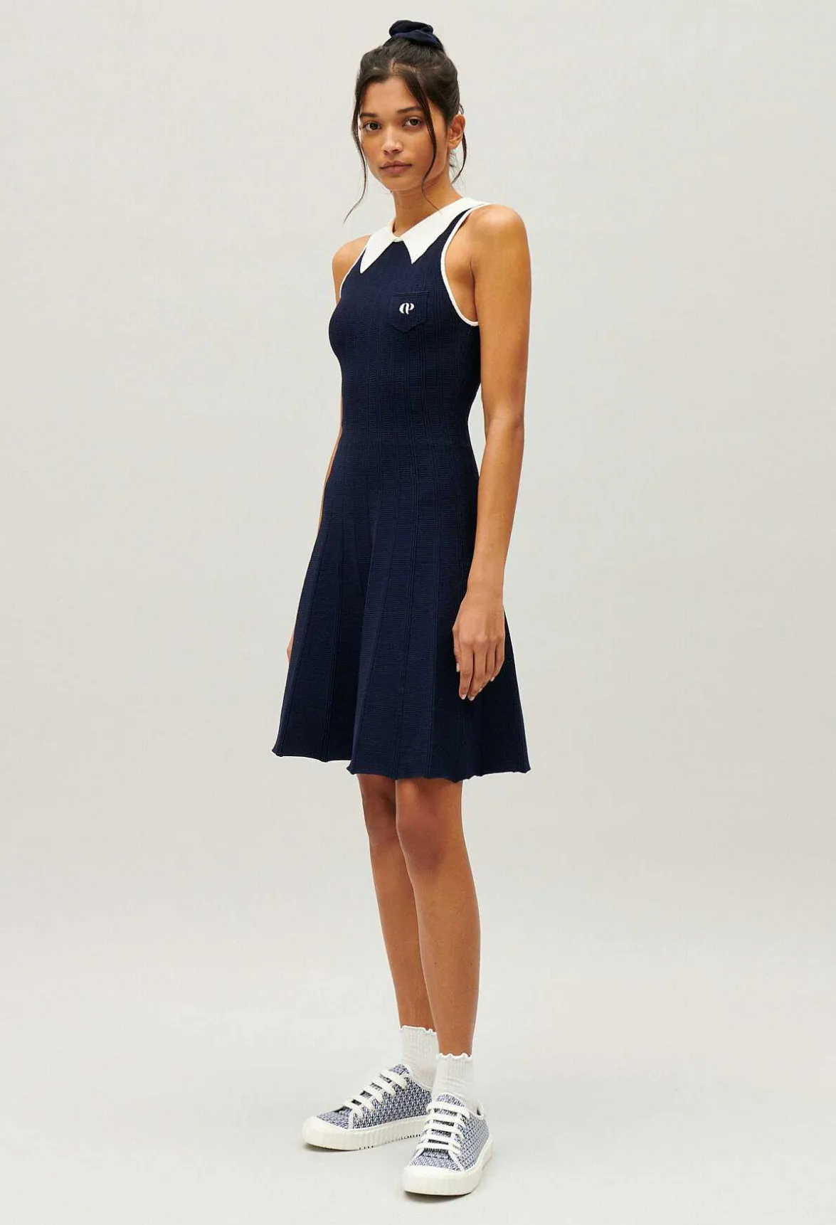 Claudie Pierlot Navy Blue Tennis Dress*Women Dresses
