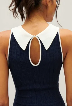 Claudie Pierlot Navy Blue Tennis Dress*Women Dresses