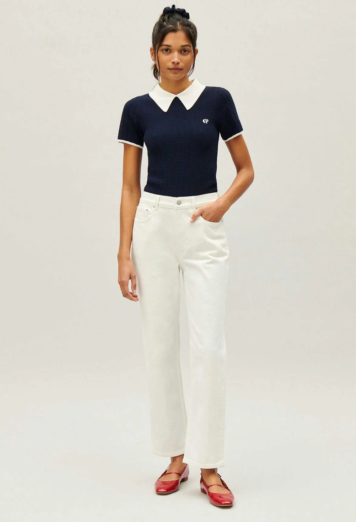 Claudie Pierlot Navy Blue Tennis Top*Women Tops And Shirts