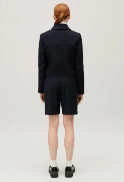 Claudie Pierlot Navy Boxy Jacket*Women Blazers