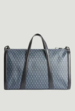 Claudie Pierlot Navy Monogram Canvas Travel Bag*Women Shopping Bags