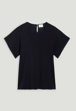 Claudie Pierlot Navy Short-Sleeved Top*Women Tops And Shirts