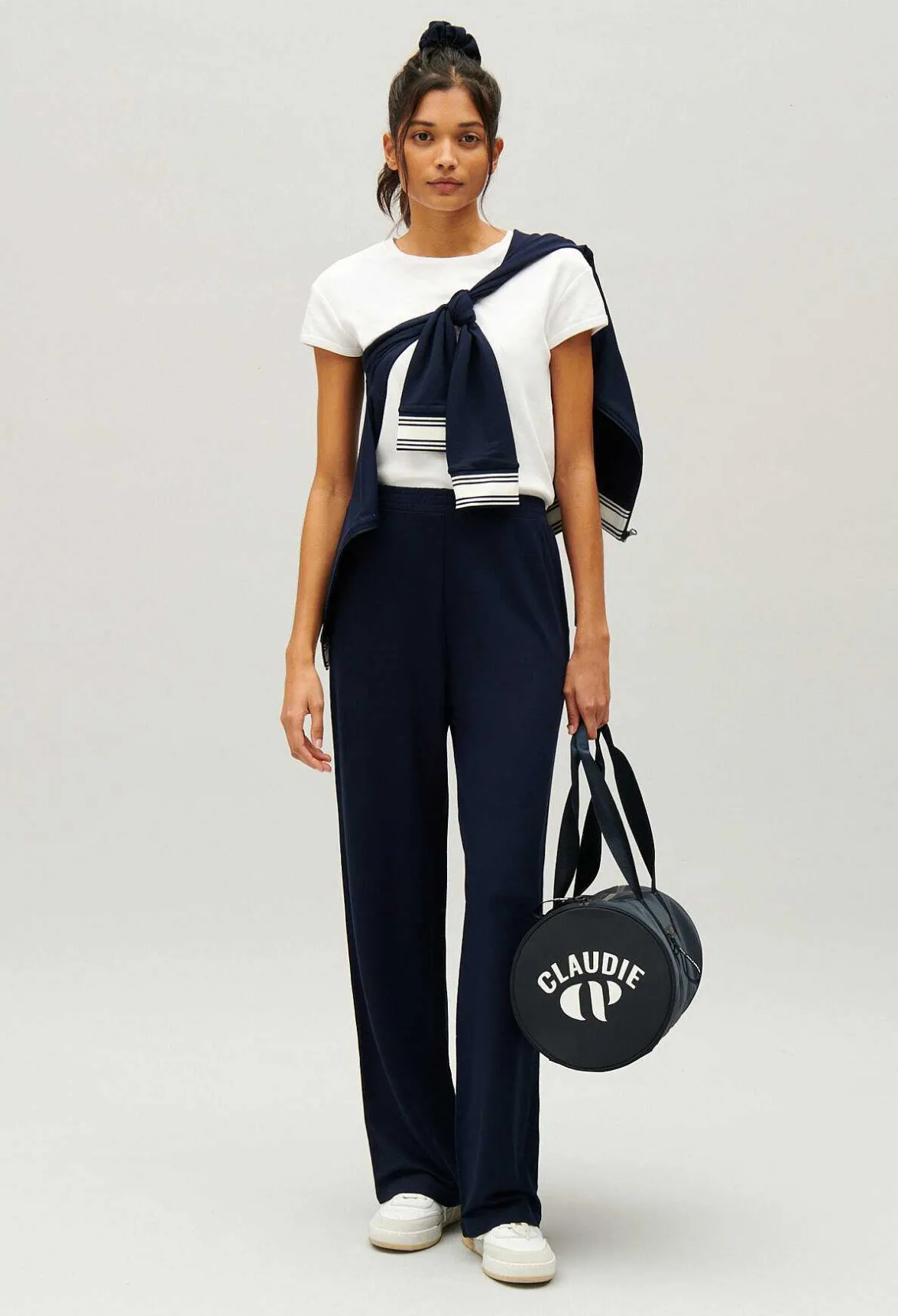 Claudie Pierlot Navy Sports Trousers*Women Jeans And Trousers
