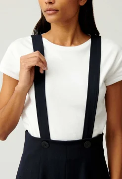 Claudie Pierlot Navy Trousers With Braces*Women Jeans And Trousers