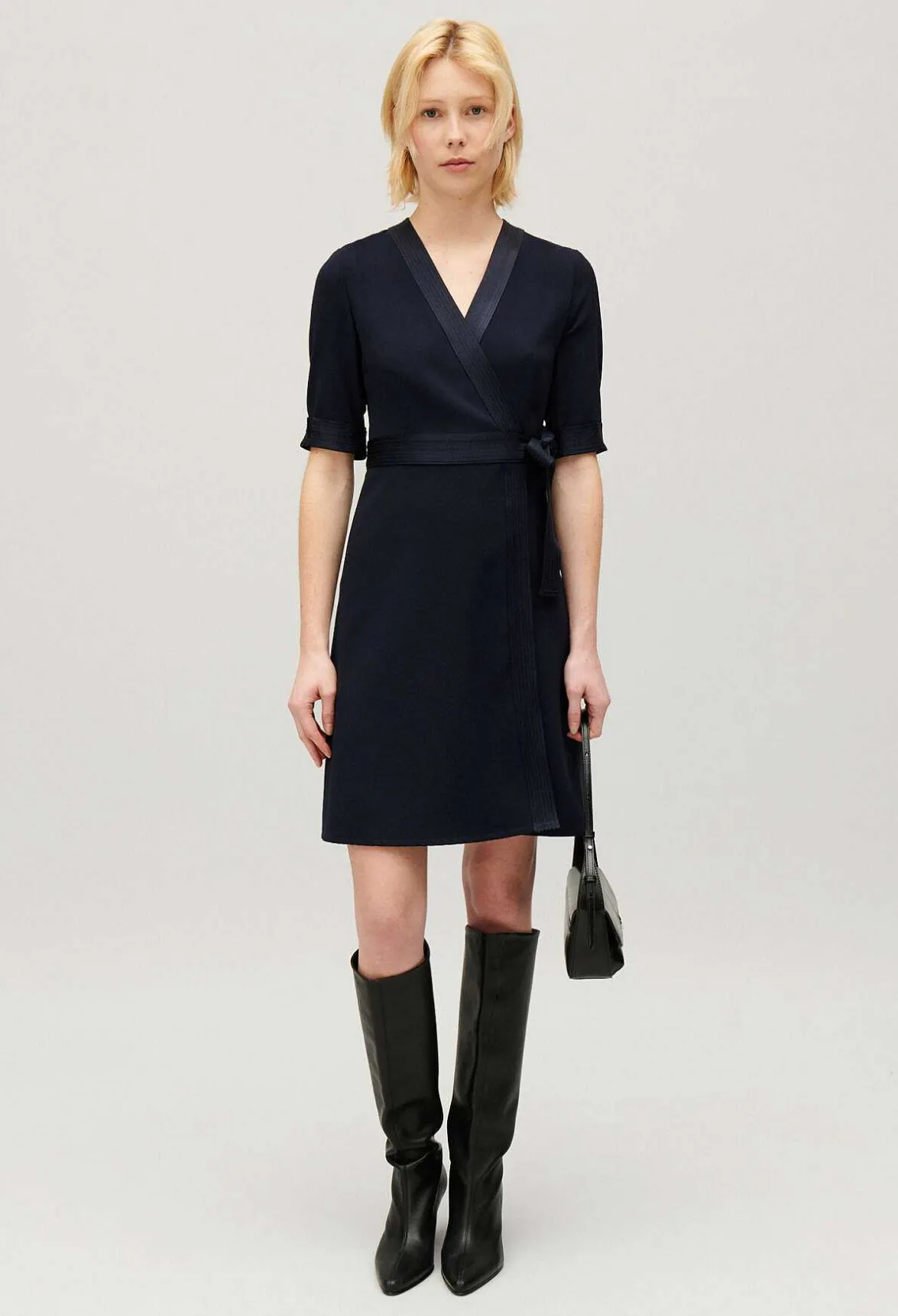 Claudie Pierlot Plain Wrap Dress*Women Dresses