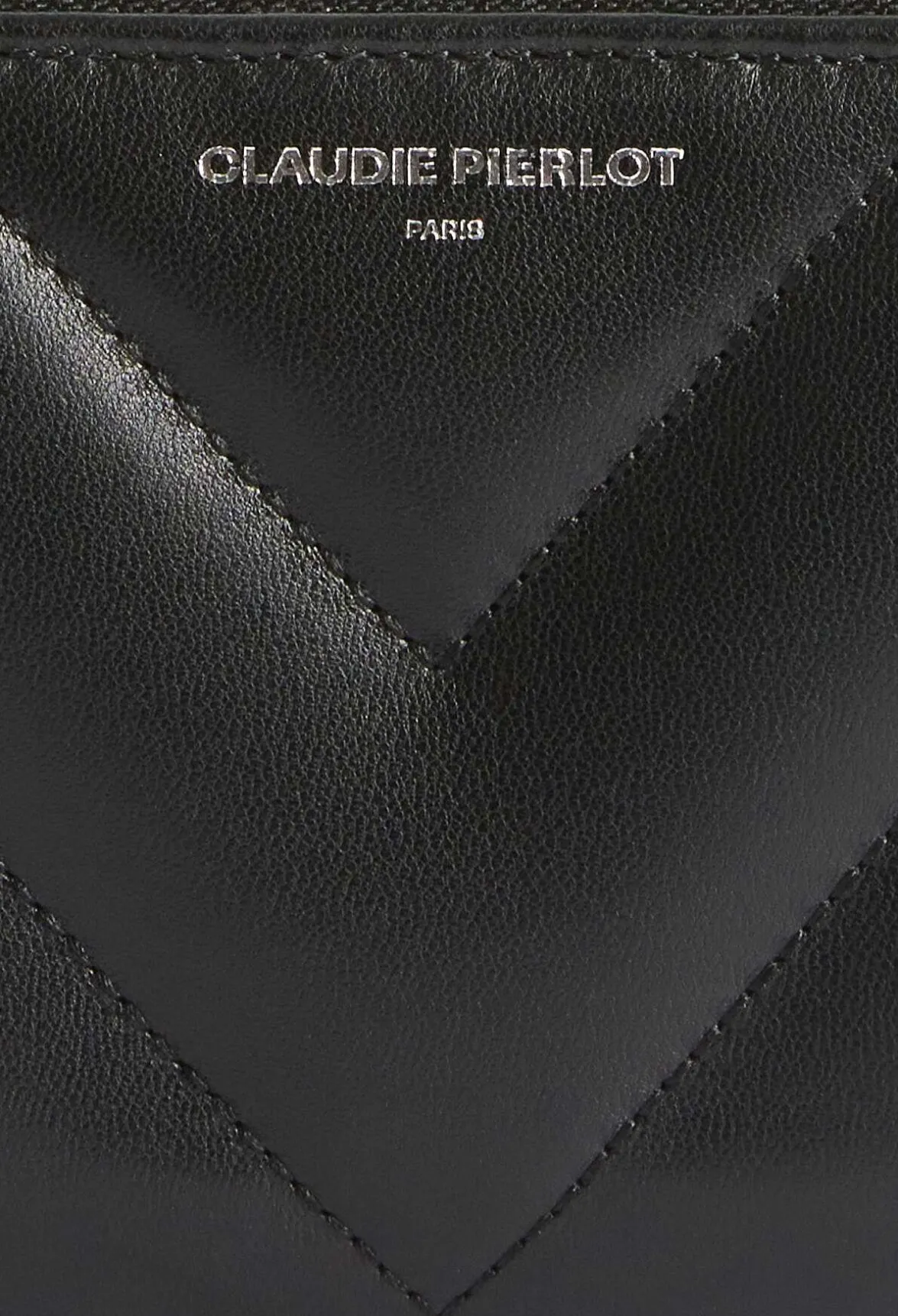 Claudie Pierlot Quilted Leather Wallet*Women Small Leather Goods