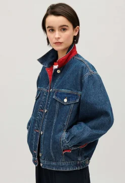 Claudie Pierlot Reversible Oversized Denim Jacket*Women Jackets And Coats