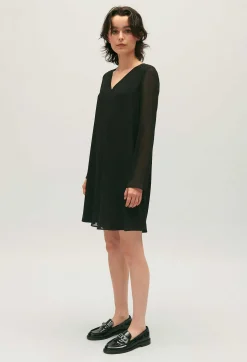 Claudie Pierlot Rififi Short Black Dress*Women Dresses