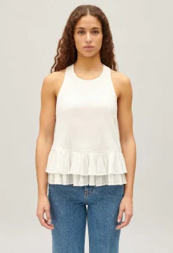 Claudie Pierlot Ruffled Crop Top*Women Tops And Shirts