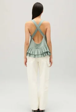 Claudie Pierlot Ruffled Crop Top*Women Tops And Shirts