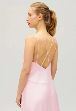 Claudie Pierlot Satin Midi Dress*Women Dresses