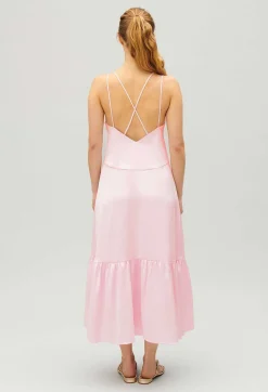 Claudie Pierlot Satin Midi Dress*Women Dresses