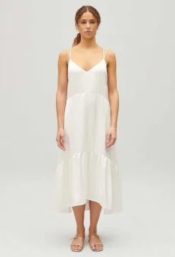 Claudie Pierlot Satin Midi Dress*Women Dresses