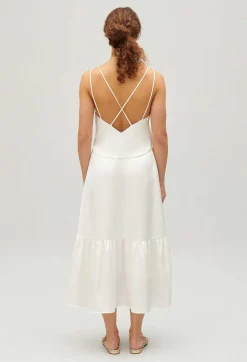 Claudie Pierlot Satin Midi Dress*Women Dresses