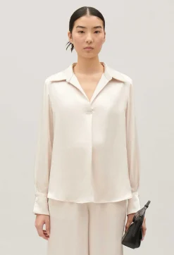 Claudie Pierlot Satin-Effect Floaty Blouse*Women Tops And Shirts